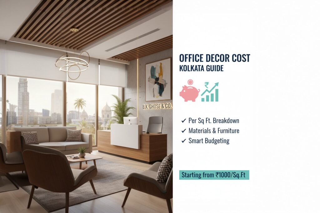 How Much Does It Cost to Decorate a Commercial Office in Kolkata? Your Essential Budget Guide